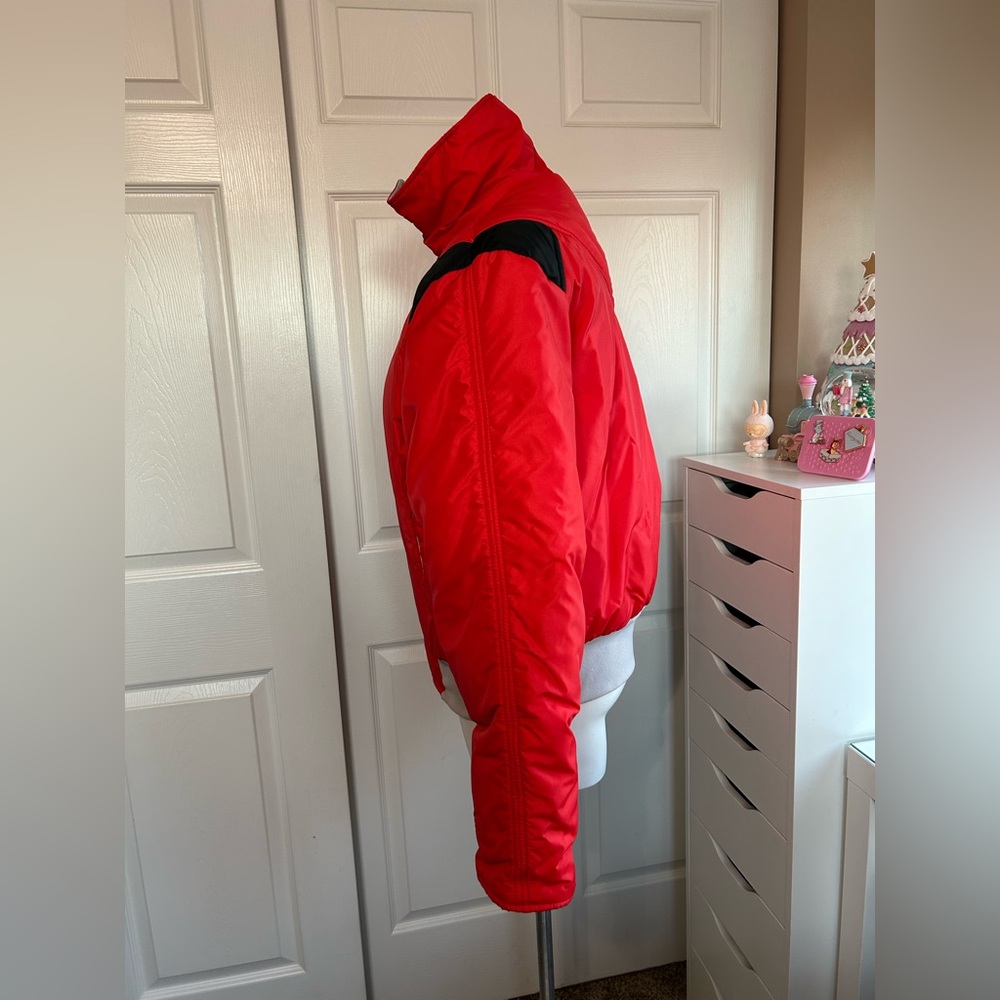 Alpine Designs Red Down Cropped Puffer Jacket - Picture 7 of 13